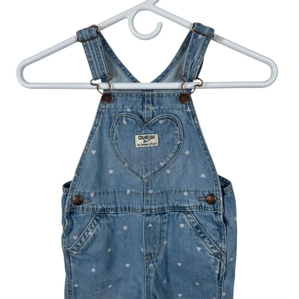 OSHKOSH Toddler Heart Overalls, Size 4T
